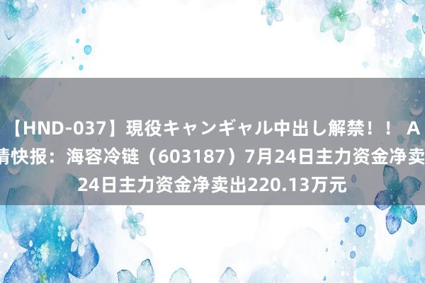 【HND-037】現役キャンギャル中出し解禁！！ ASUKA 股票行情快报：海容冷链（603187）7月24日主力资金净卖出220.13万元