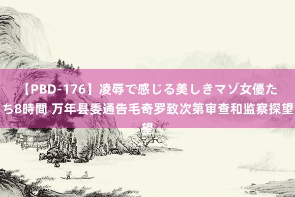 【PBD-176】凌辱で感じる美しきマゾ女優たち8時間 万年县委通告毛奇罗致次第审查和监察探望