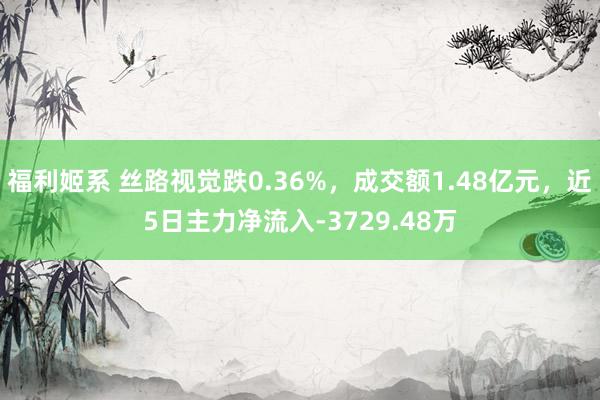 福利姬系 丝路视觉跌0.36%，成交额1.48亿元，近5日主力净流入-3729.48万